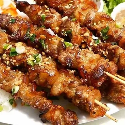 Hình ảnh THỊT XIÊN QUE  ( 5 XIÊN )