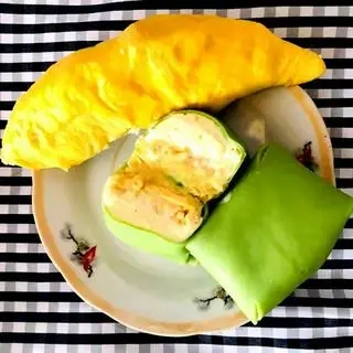 Hình ảnh Bánh Crepe Sầu Riêng Kem Tươi (3 Bánh Lớn