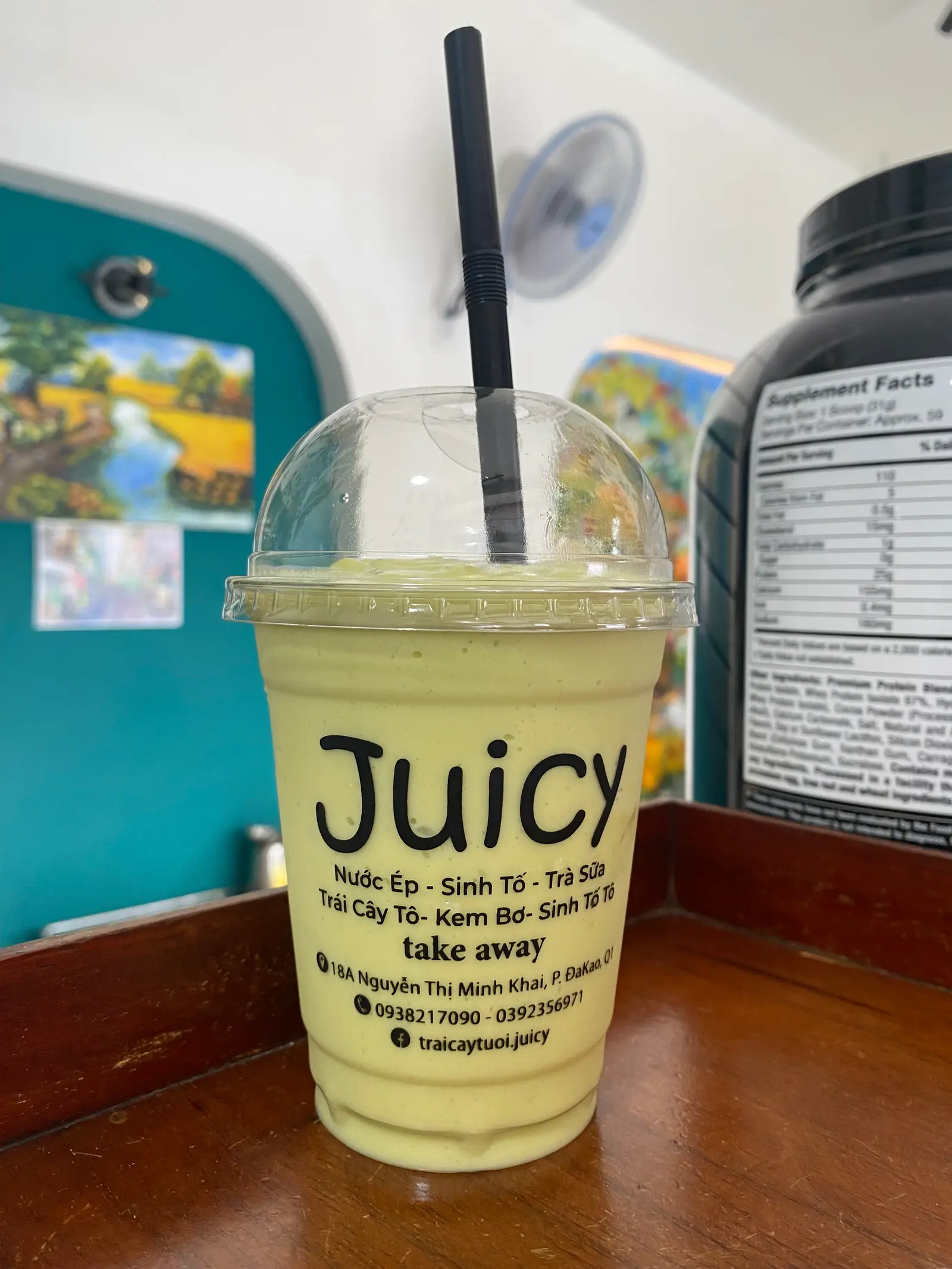 Hình ảnh Sinh tố Bơ-Vanilla protein 