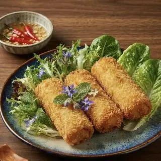 Hình ảnh Chả giò hải sản sốt mayonnaise