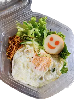Hình ảnh Mì trộn tương đen Hàn Quốc
