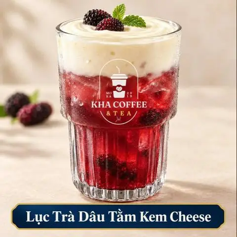 Hình ảnh LỤC TRÀ DÂU TẰM KEM CHEESE 