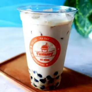 Hình ảnh Trà sữa gạo rang trân châu đen