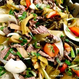 Hình ảnh Phần bò xào dưa lớn - Không cơm