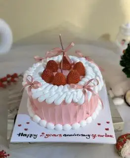 Hình ảnh Bánh kem mẫu ngẫu nhiên size 14cm (Blind Box cake) - Mẫu bánh nữ