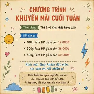 Hình ảnh KHUYẾN MÃI CUỐI TUẦN