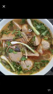 Hình ảnh bún bò bò viên 
