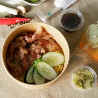 Hình ảnh Cơm chiên thịt ram