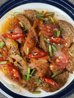 Hình ảnh Chả cá thác lác chiên sốt cà