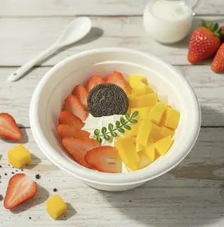 Hình ảnh Sữa chua Hy Lạp mix hoa quả