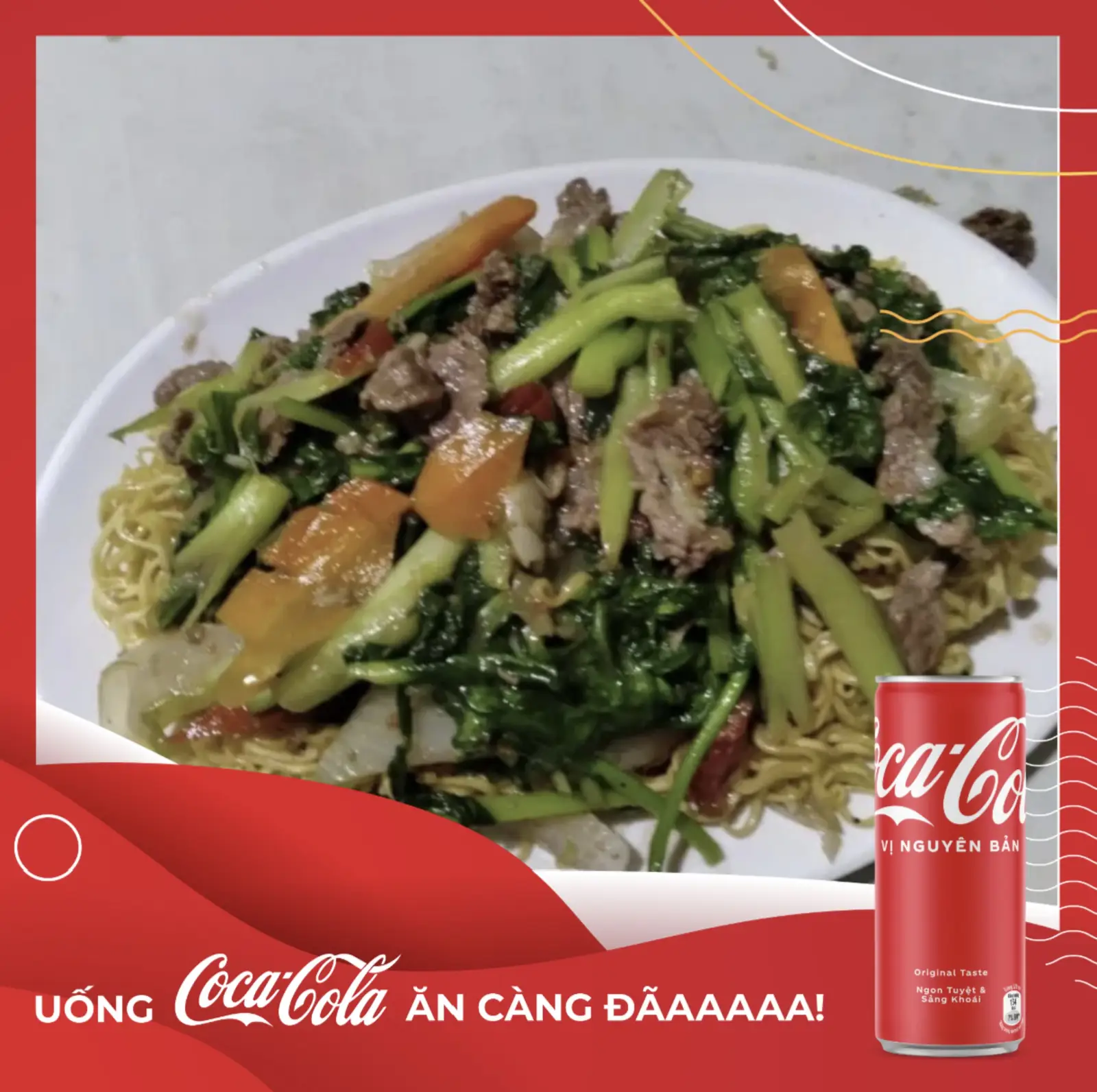 Hình ảnh Cơm Rang Dưa Bò + Coca
