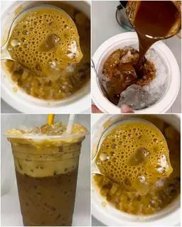 Hình ảnh cà phê sữa đá 