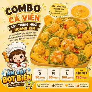 Hình ảnh Combo Cá Viên Chiên Sốt Trứng Muối Hoàng Kim ( Thập Cẩm ) Đặc Biệt