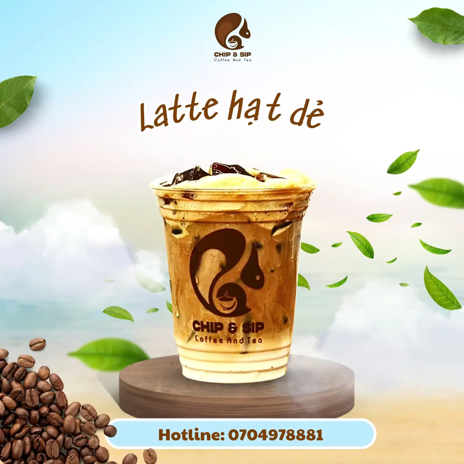 Hình ảnh Latte hạt dẻ