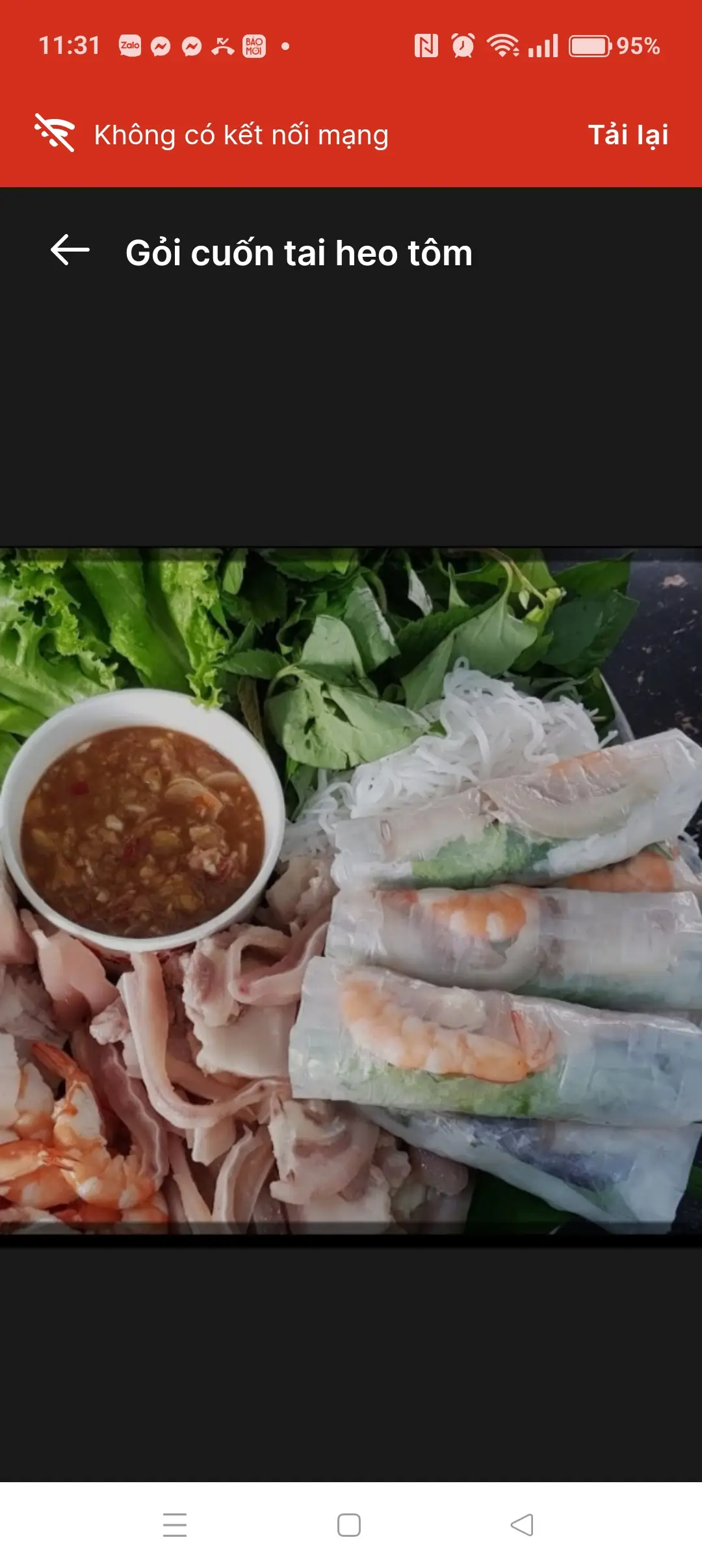 Hình ảnh bún mắm nêm 