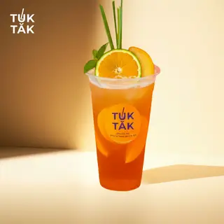 Hình ảnh Hồng trà đào cam sả