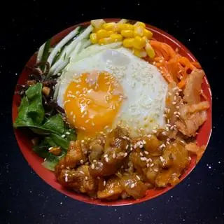 Hình ảnh Cơm Trộn Gà Xốt Cay