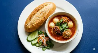 Hình ảnh Bánh mì xíu mại chén