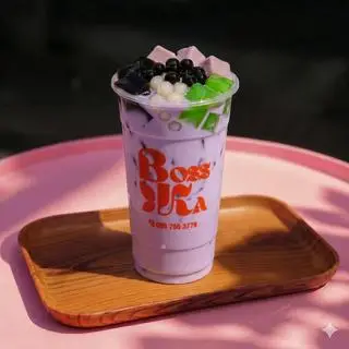 Hình ảnh Trà Sữa Khoai Môn Siêu Topping