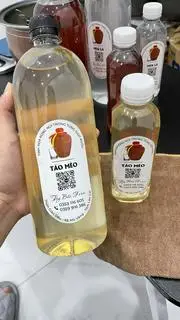 Hình ảnh Rượ u Táo Mèo Chai 1Lít