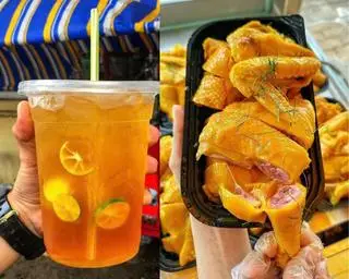 Hình ảnh Combo 2: Nữa Con Gà Ủ Muối + Ly Trà Tắc Siêu To