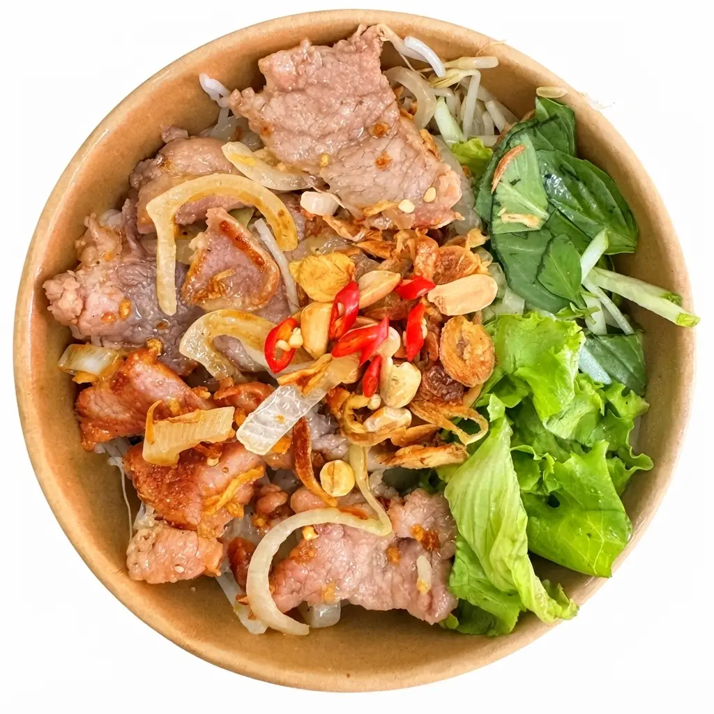 Hình ảnh Bánh Ướt Thịt Xào Đậm Đà