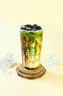 Hình ảnh Sữa tươi matcha trân châu đường đen