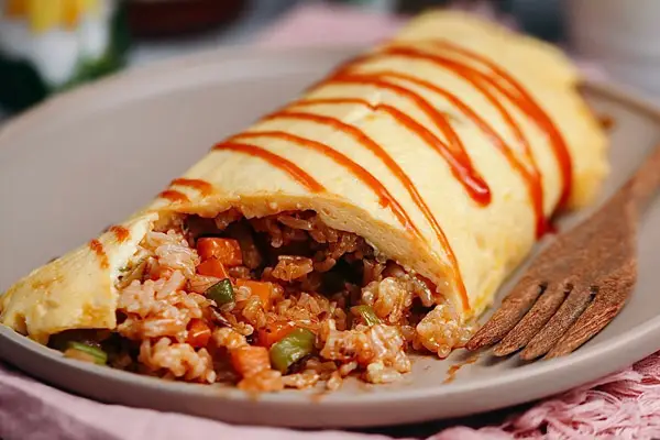 Hình ảnh Combo : Cơm trứng cuộn tôm 