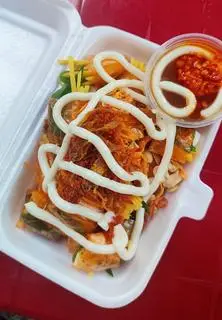 Hình ảnh Bánh tráng cuốn sốt me ( hộp nhỏ)