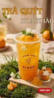 Hình ảnh Trà Quýt Hoa Nhài (New)