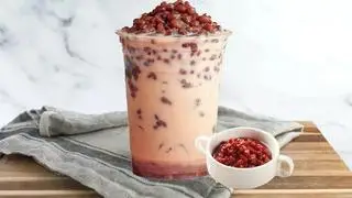 Hình ảnh Trà Sữa Đậu Đỏ