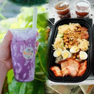 Hình ảnh Combo Xôi Xá Xíu, Sữa Bò Tươi Khoai Môn