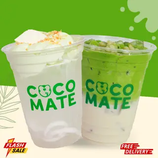 Hình ảnh Combo Dừa Kem Nếp - Matcha Sữa Hạt