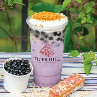 Hình ảnh Khoai môn kem dừa nướng trân châu đường đen