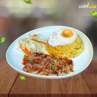 Hình ảnh Cơm Chiên MaLai - Bò Sốt Teriyaki - Trứng Ốp La