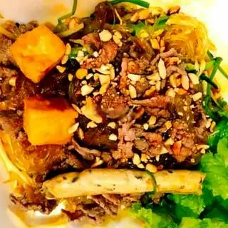 Hình ảnh Miến Trộn Riêu Cua Bò Giò Đậu