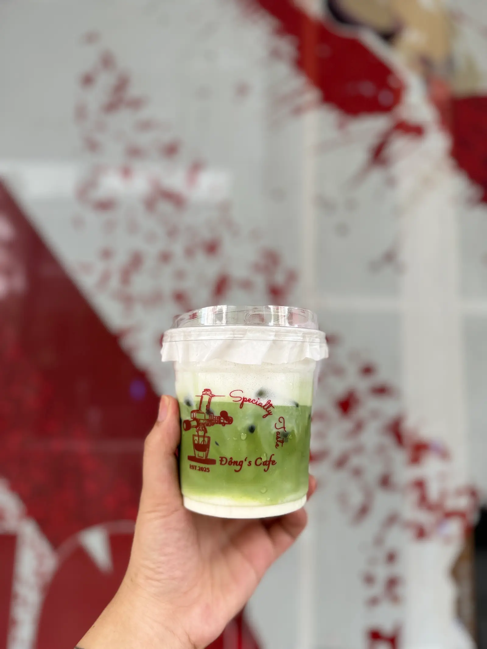 Hình ảnh Matcha Sữa Dừa - Size M (550ml)