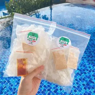 Hình ảnh Bánh tráng phơi sương muối nhuyễn