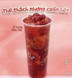 Hình ảnh Ô long dâu tây