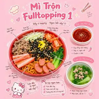Hình ảnh Mì trộn fulltopping 1