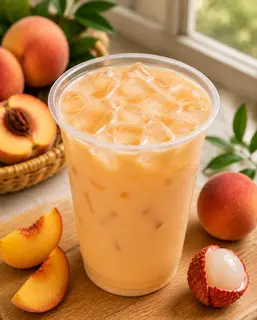 Hình ảnh Trà đào sữa 