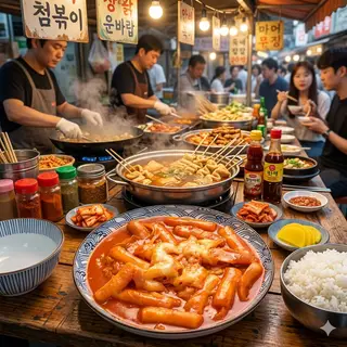 Hình ảnh Tokbokki Phô Mai Tam Giác Miếng,Sốt Bơ Cay(Xúc Xích, Mè, Bắp/Cải Thảo, Chả Cá,Cá Tôm Viên Bọc Trứng) (Áp Mã Giảm Giá Của Quán N