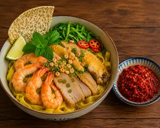 Hình ảnh Mỳ Quảng thập cẩm
