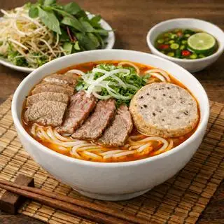 Hình ảnh Bún Bò Tái Nạm Chả