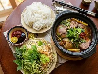 Hình ảnh Bún bò đầy đủ Long An