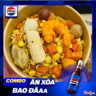 Hình ảnh [Deal Hot]Combo Mì trộn thập cẩm nhiều mì - Pepsi