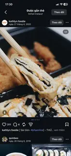 Hình ảnh Trứng cuộn phomai rong biển