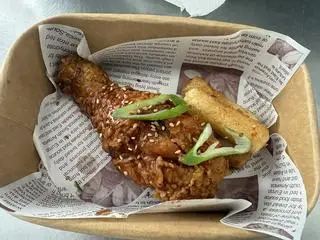 Hình ảnh Gà Sốt- 치킨소스