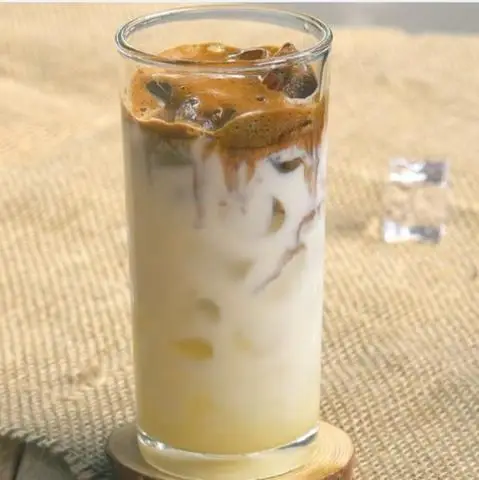 Hình ảnh Sữa tươi + cà phê