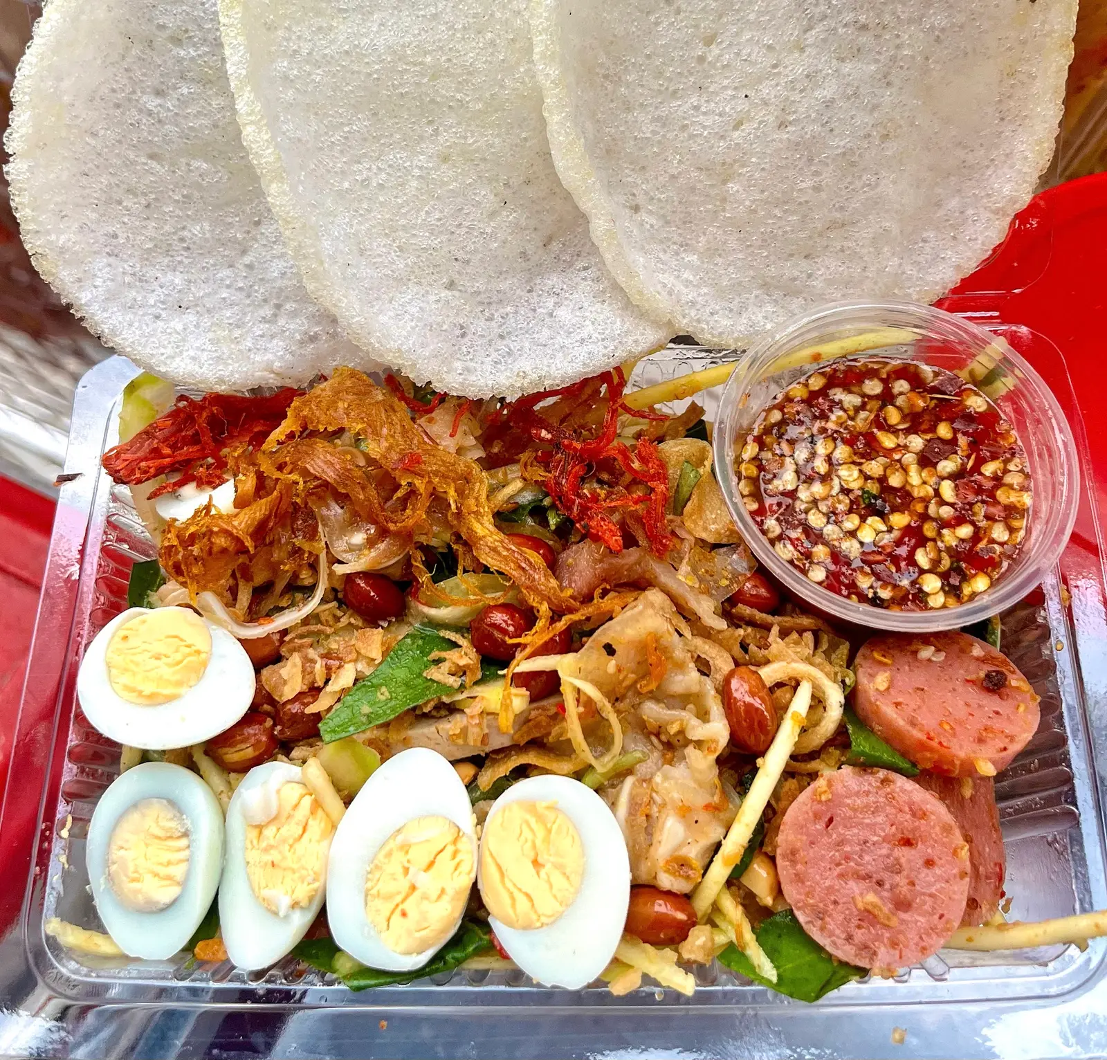 Hình ảnh Tré trộn Bình Định ( lớn) kèm phồng tôm